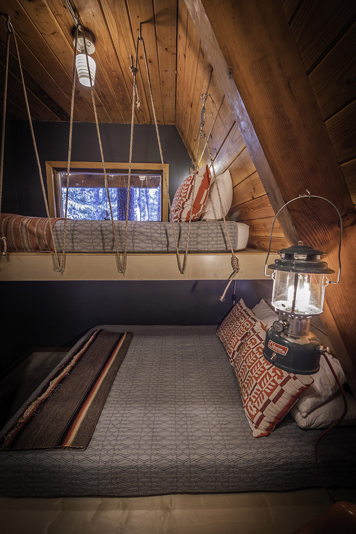 Living Room at Little Owl Cabin